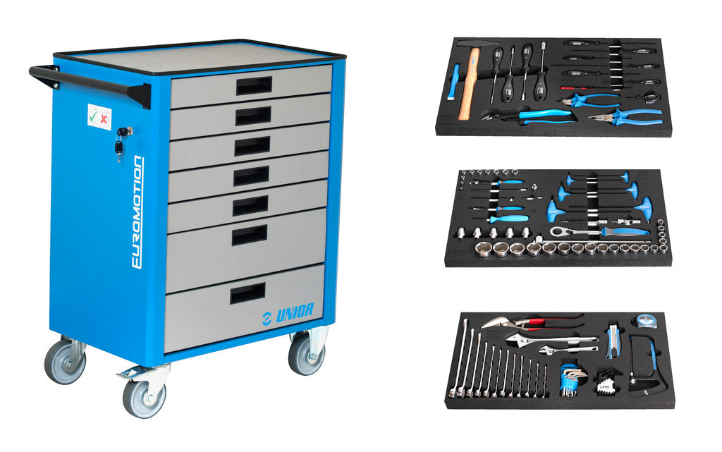 Werkzeugwagen 940EM1 mit Werzeugset in SOS-Modulen