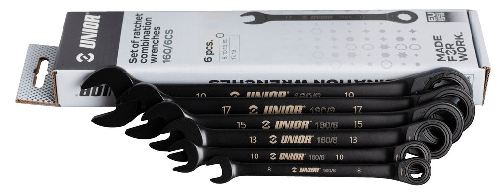 Gabelratschenringschlüssel-Set im Karton